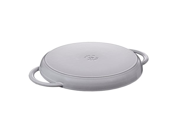 STAUB - Grillpanne - 30 cm - rund - grafittgrå
