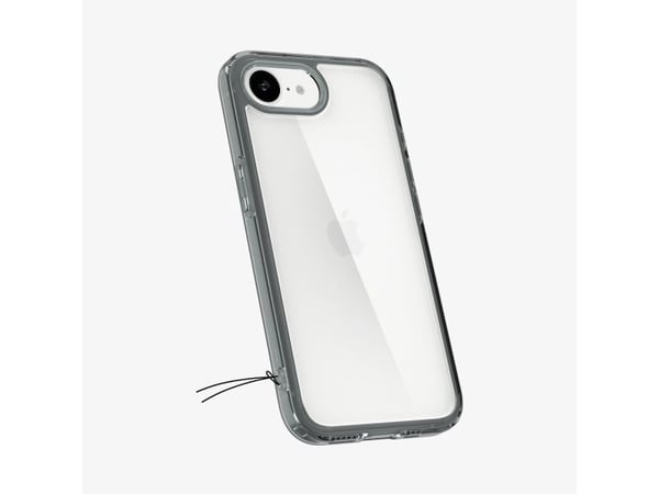 Spigen Ultra Hybrid, Suojus, Apple, iPhone 16e, 15,5 cm (6.1"), Harmaa, Läpinäkyvä