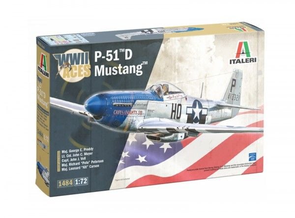 Muovimalli P-51D Mustang Aces 1/72