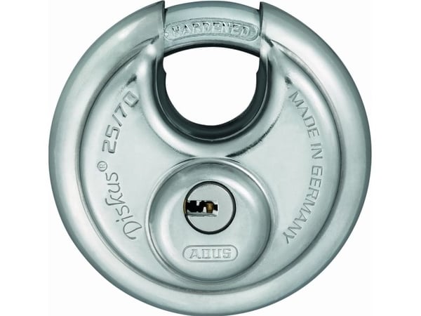 ABUS 32279, Diskus, Nøkkellås, Bruk bare én nøkkel, Port, Moving truck, Rustfritt stål, 7 cm