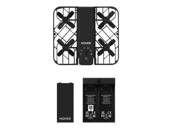 HOVERAir X1 Fly More Combo - Lommestørrelse flykamera - Wi-Fi - svart
