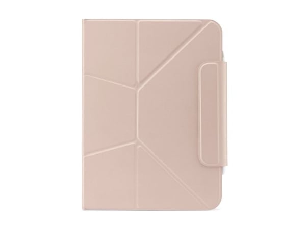 Pipetto Origami No6 ställ & fodral för iPad Air 11 (2024) / iPad Air 10.9 (2022/2020) - metallic pink