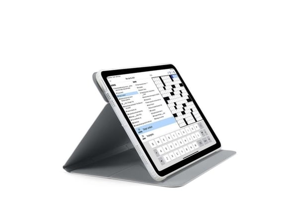 "Pipetto Origami No6-etui med stativ for iPad Air 11 (2024) / iPad Air 10.9 (2022/2020) - rosa metallic