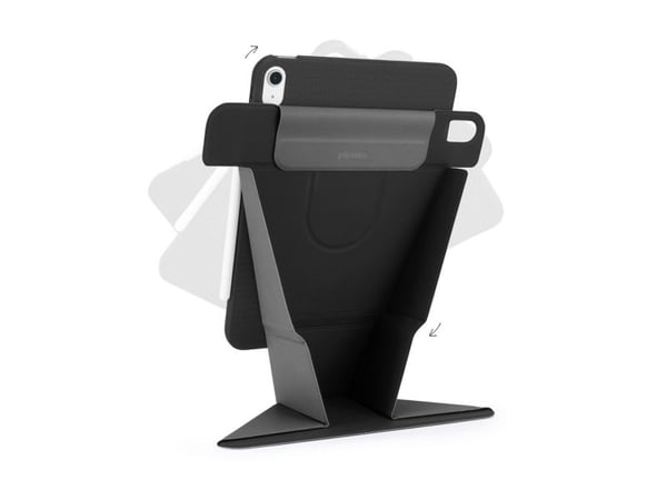 "Pipetto Origami No6-etui med stativ for iPad Air 11 (2024) / iPad Air 10.9 (2022/2020) - svart