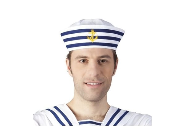 Boland 44355, Maskeradhatt, Vuxen, Alla, Polyester, Blå, Guld, Vit, 35 g