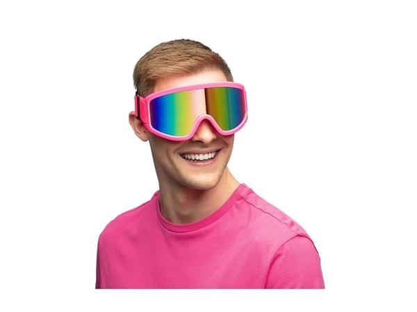 Neonpink skibriller