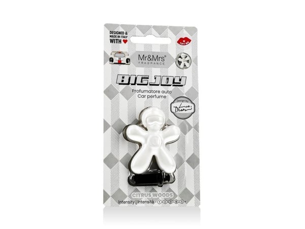 Mr&Mrs Fragrance Big Joy Car Perfume Citrus Woods
