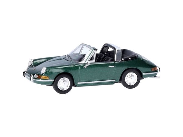 Herpa 033732-004 H0 Personbilsmodell Porsche 911 targa, grön metallic
