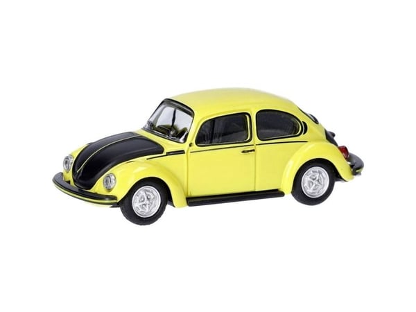 Herpa 421102 H0 Personbilmodell Volkswagen Beetle 1303 den gul-svarte raceren