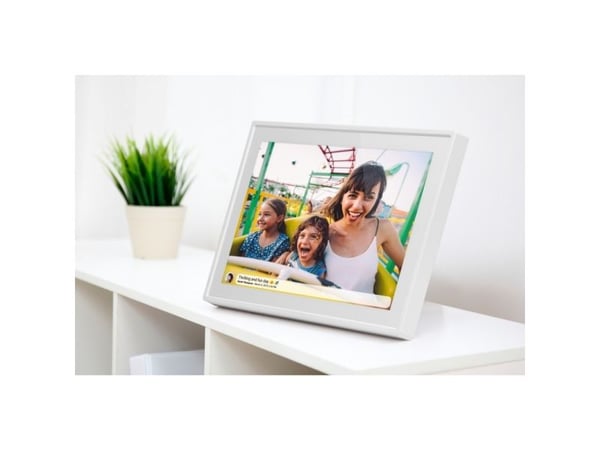Braun Phototechnik DigiFrame 1019 WiFi hvitt digitalt fotokamera 25,7 cm 10,1 tommer EEK: C (A - G) 1280 x 800 piksler 16 GB Hvid