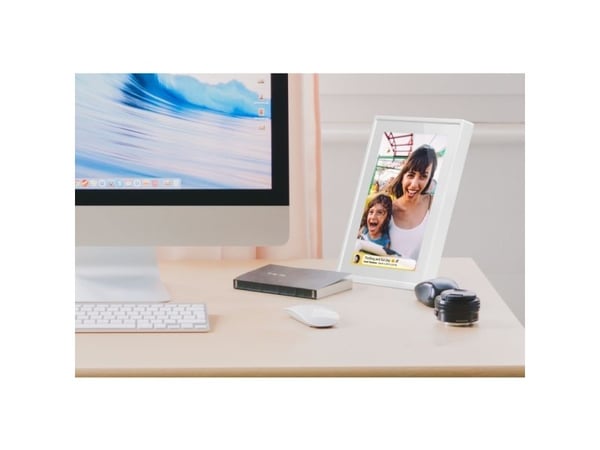 Braun Phototechnik DigiFrame 1019 WiFi hvitt digitalt fotokamera 25,7 cm 10,1 tommer EEK: C (A - G) 1280 x 800 piksler 16 GB Hvid