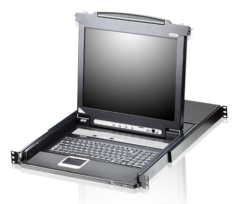 ATEN CL5708M LCD KVM-svitsj 43 cm, USB-PS/2, VGA, 8 porter, britisk layout