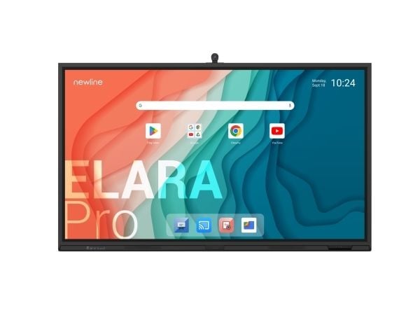 Newline Elara Pro, 190,5 cm (75"), 1650 x 928 mm, 450 cd/m², 1,07 milliarder farger, 3840 x 2160 piksler, 4K Ultra HD