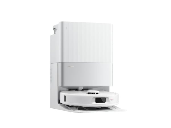 Roborock Qrevo C, Støv pose, Hvit, Rund, Støv pose, 0,33 l, Lade, Purification