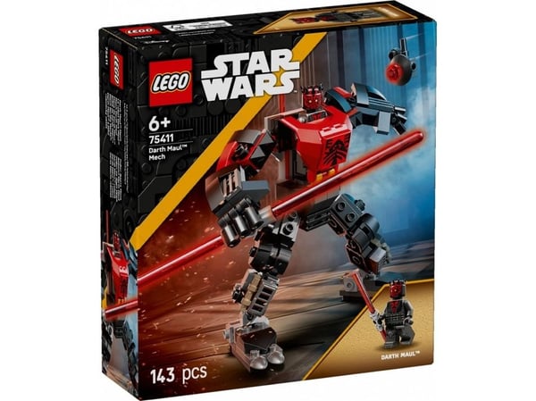 LEGO Star Wars 75411 Darth Maul Mech byggsats, 143 st., 6+ år