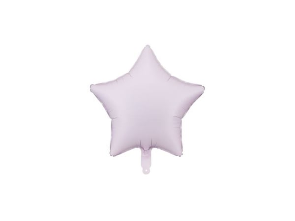 Vaalean violetti tähti foliopallo, 48 cm