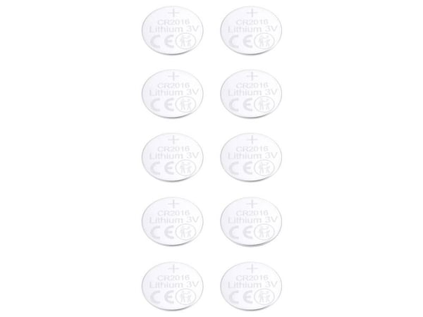 Voltcraft knappecelle CR 2016 3 V 10 stk 80 mAh litium VC-12209095 (VC-12209095)