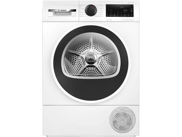 Bosch Serie | 6 WQG2450ISN - Tørker - bredde: 59.8 cm - dybde: 64.8 cm - høyde: 84.2 cm - frontileggelse - hvit med svart/sort-grå dør