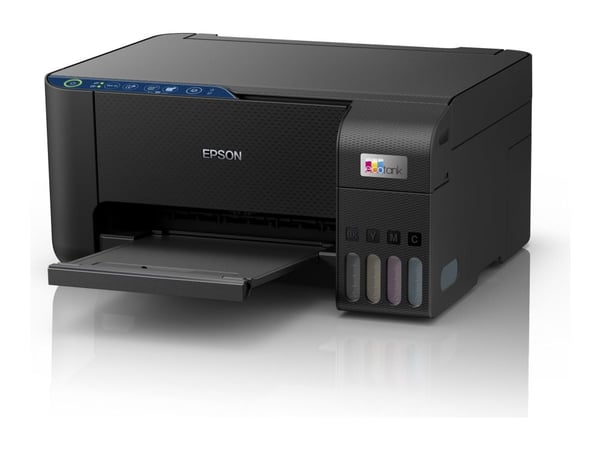 Epson EcoTank ET-2861 - Multifunksjonsskriver - farge - ink-jet - ITS - A4 (medie) - opp til 10 spm (trykking) - 100 ark - Wi-Fi, USB - svart