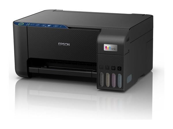 Epson EcoTank ET-2861 - Multifunksjonsskriver - farge - ink-jet - ITS - A4 (medie) - opp til 10 spm (trykking) - 100 ark - Wi-Fi, USB - svart