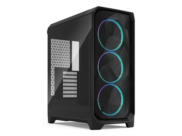 Fractal Design Meshify 3 RGB - Tower - utvidet ATX (E-ATX) - ingen strømforsyning (ATX) - sort TG lys fargetone - USB/lyd