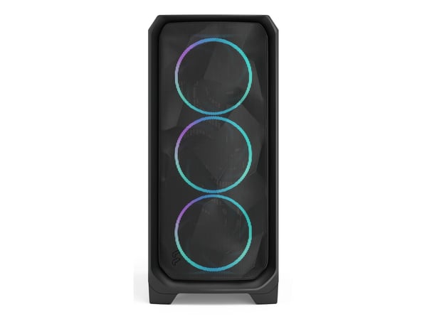 Fractal Design Meshify 3 RGB - Tower - utvidet ATX (E-ATX) - ingen strømforsyning (ATX) - sort TG lys fargetone - USB/lyd