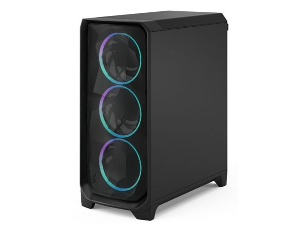 Fractal Design Meshify 3 RGB - Tower - utvidet ATX (E-ATX) - ingen strømforsyning (ATX) - sort TG lys fargetone - USB/lyd