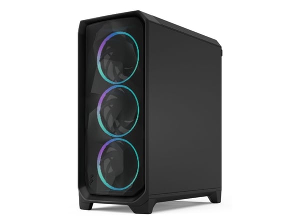 Fractal Design Meshify 3 RGB - Tower - utvidet ATX (E-ATX) - ingen strømforsyning (ATX) - sort TG lys fargetone - USB/lyd