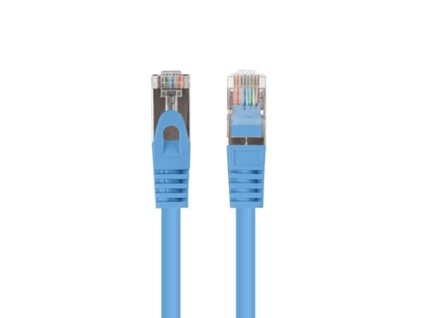 PATCHCORD CAT.6 FTP 2M SININEN FLUKE LÄPÄISSYT LANBERG 10-PACK 10-PACK