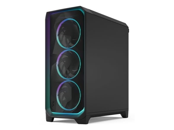 Fractal Design Meshify 3 Ambience Pro RGB - Tower - utvidet ATX (E-ATX) - ingen strømforsyning (ATX) - sort TG lys fargetone - USB/lyd