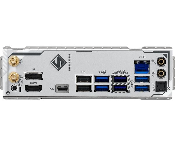 ASRock B860M STEEL LEGEND WIFI - Hovedkort - micro ATX - LGA1851-sokkel - B860 Chipset - USB4, USB-C 3.2 Gen2, USB 3.2 Gen 2, USB 3.2 Gen 1 - 2.5 G...