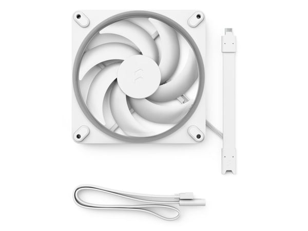 Fractal Design Momentum 14 RGB - Kabinettvifte - 140 mm - hvit