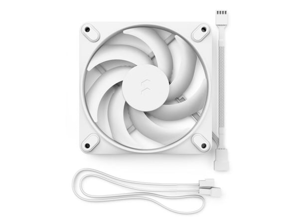 Fractal Design Momentum 12 - Kabinettvifte - 120 mm - hvit