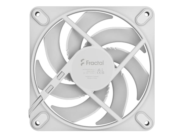Fractal Design Momentum 12 - Kabinettvifte - 120 mm - hvit