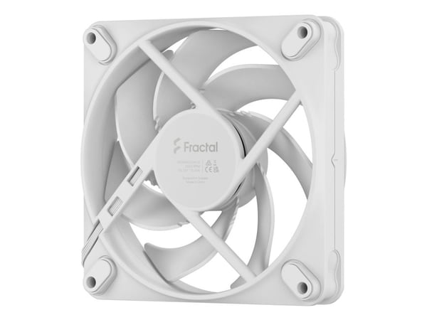 Fractal Design Momentum 12 - Kabinettvifte - 120 mm - hvit
