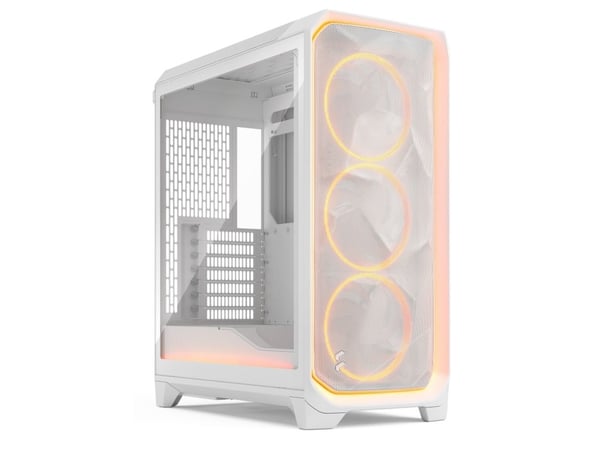 Fractal Design Meshify 3 Ambience Pro - Tower - utvidet ATX (E-ATX) - ingen strømforsyning (ATX) - hvit TG-klar fargetone - USB/lyd