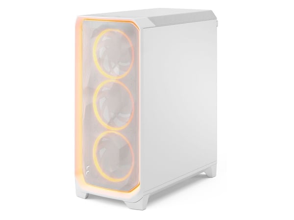 Fractal Design Meshify 3 Ambience Pro - Tower - utvidet ATX (E-ATX) - ingen strømforsyning (ATX) - hvit TG-klar fargetone - USB/lyd