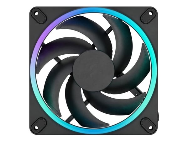 Fractal D. Momentum 14 RGB Black(musta, 140 mm)