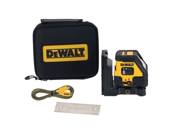 DeWALT DCLE14201RB-XJ, 30 m, 3 mm/m, Punainen, Linjalaser, Keltainen, IP65