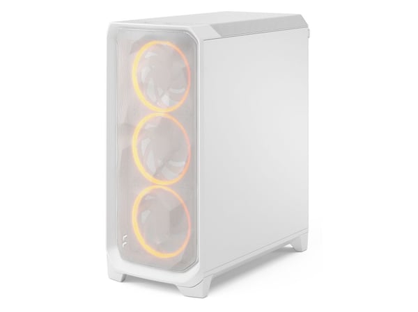Fractal Design Meshify 3 RGB - Tower - utvidet ATX (E-ATX) - ingen strømforsyning (ATX) - hvit TG-klar fargetone - USB/lyd
