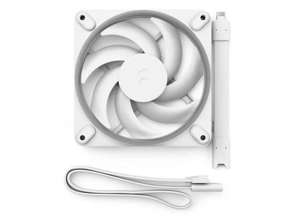 Fractal Design Momentum 12 RGB - Kabinettvifte - 120 mm - hvit
