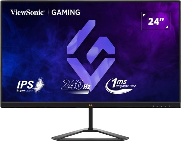 Viewsonic VX Series VX2479A-HD-PRO, 61 cm (24"), 1920 x 1080 piksler, Full HD, LED, 1 ms, Svart