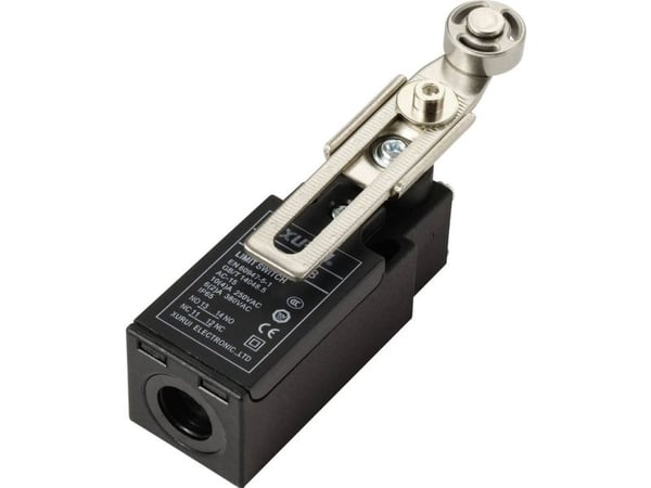 TRU COMPONENTS XZ-9/108 endestoppkontakt - 250 V/AC, 10 A - rullearm, trykkende - IP65 - 1 stk