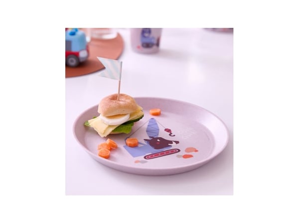 koziol 8335747, Babytallerken, Rund, Flerfarget, 20,5 cm, 20 mm, 1 stykker