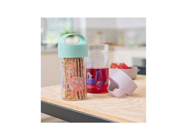 koziol 8348748, Lunsjbeholder, Barn, Flerfarget, Gjennomsiktig, Bilde, Rund, 0,5 l