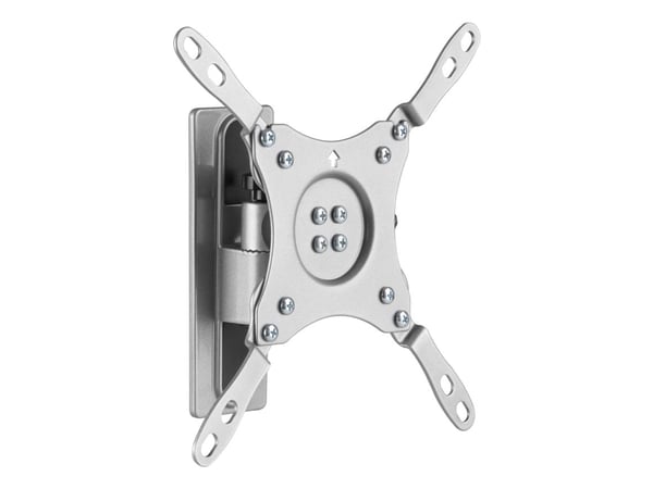 DELTACO - Monteringssett (brakett) - for LCD-skjerm - låsbar - aluminium, stainless steel - svart - skjermstørrelse: 13"-43" - veggmonterbar