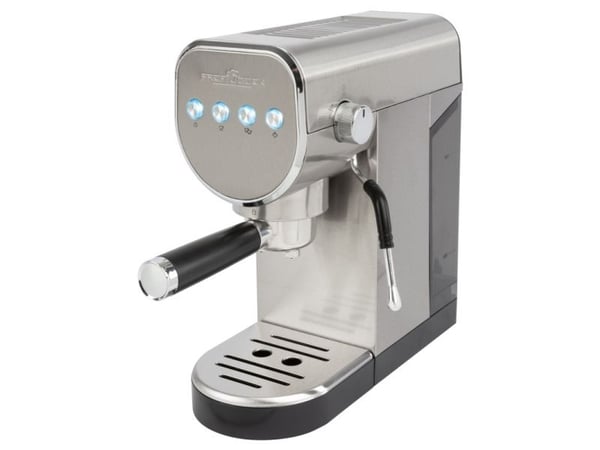 ProfiCook PC-ES-KA 1265, Espressomaskin, 1 l, Malt kaffe, 1360 W, Rustfritt stål