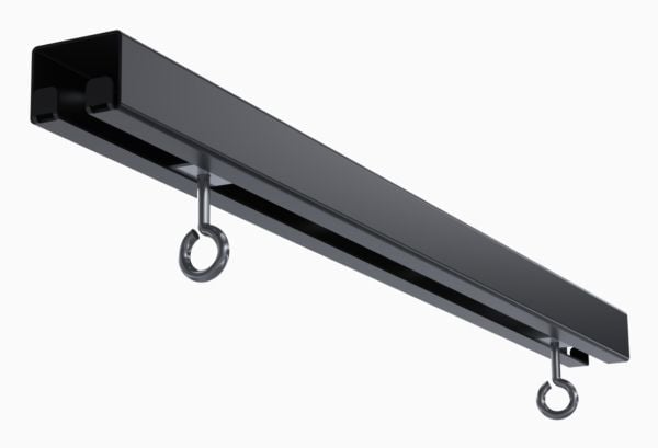 HI-ND - Monteringssett (trådmontering) - for flatpanel - hvit - skjermstørrelse: 43"-75" - takmonterbar
