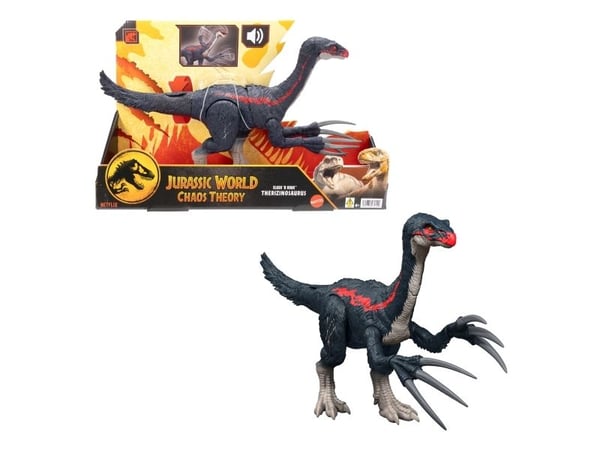 Mattel Jurassic World Figūrėlė Dinosaur Therizinosaurus Interaktyvus med lyd 35 Cm