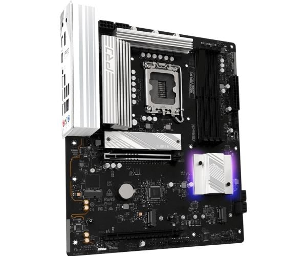 ASRock B860 PRO RS - Hovedkort - ATX - LGA1851-sokkel - B860 Chipset - USB-C 3.2 Gen 2x2, USB-C 3.2 Gen2, USB 3.2 Gen 2, USB 3.2 Gen 1 - 2.5 Gigabi...